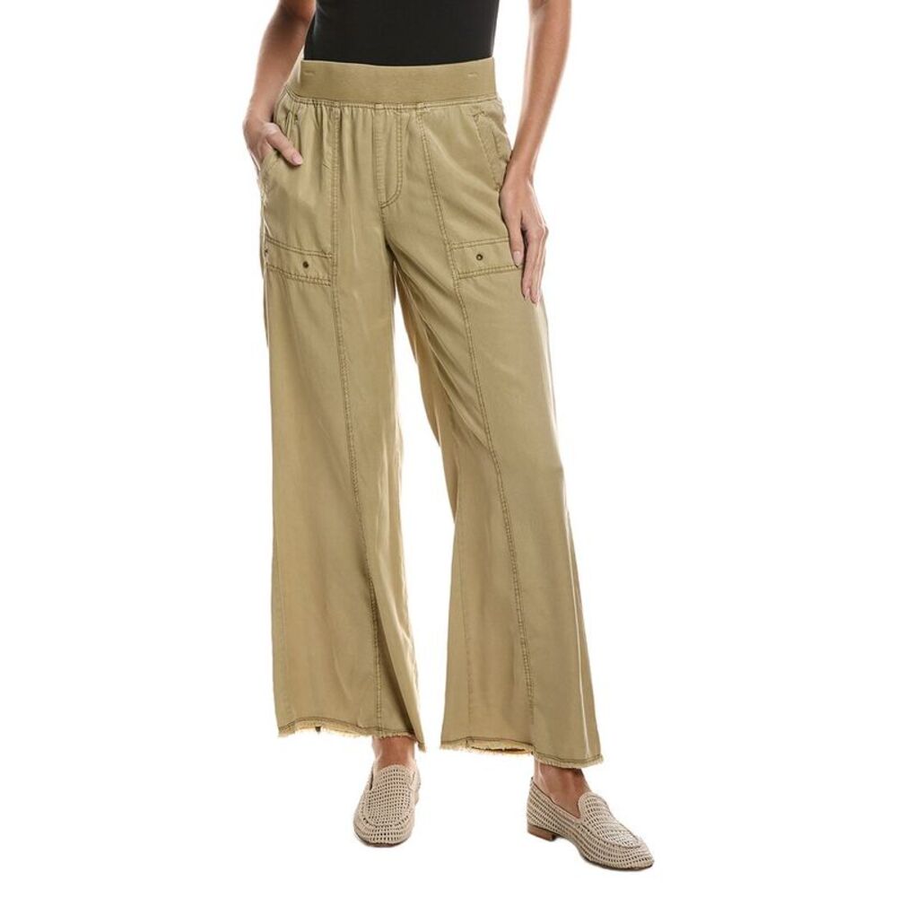 Xcvi Womens Schyler Wide Leg Pant, Green
